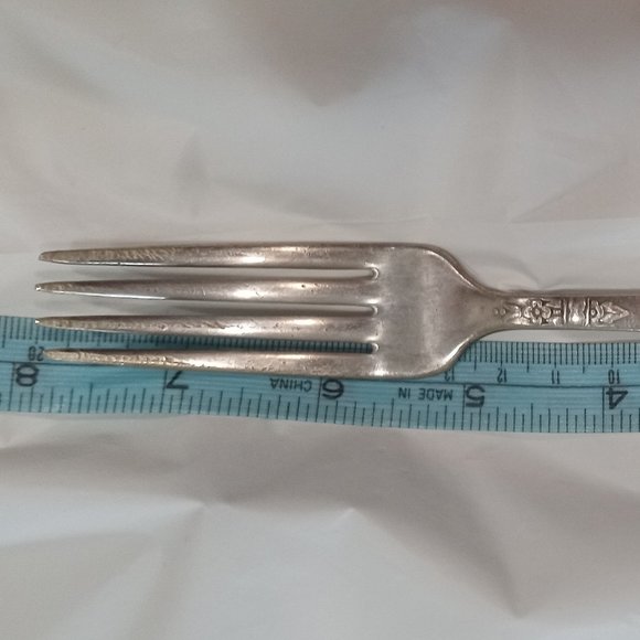 HARMONY 1938 LUNCHEON FORK BY WM A ROGERS SERVICE PLATE VINTAGE - Picture 5 of 7